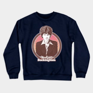 Lindsey Buckingham // Retro Style Fan Design Crewneck Sweatshirt